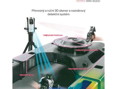 Keyence WM-6000 Handheld-3D-Scanner mit PolyWorks-Software